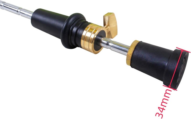 YoungMonic 4/4 3/4 Upright Bass Endpin Metal Stick And Ebony Wood Bottom Strong Light Rubber Bottom - Image 5